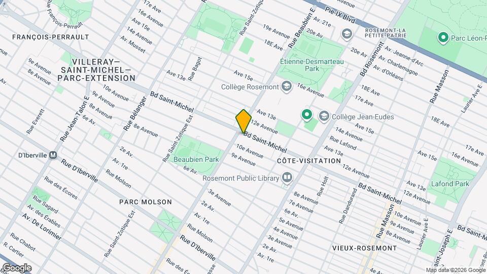 6450 Saint-Michel Boul Map and Location Details