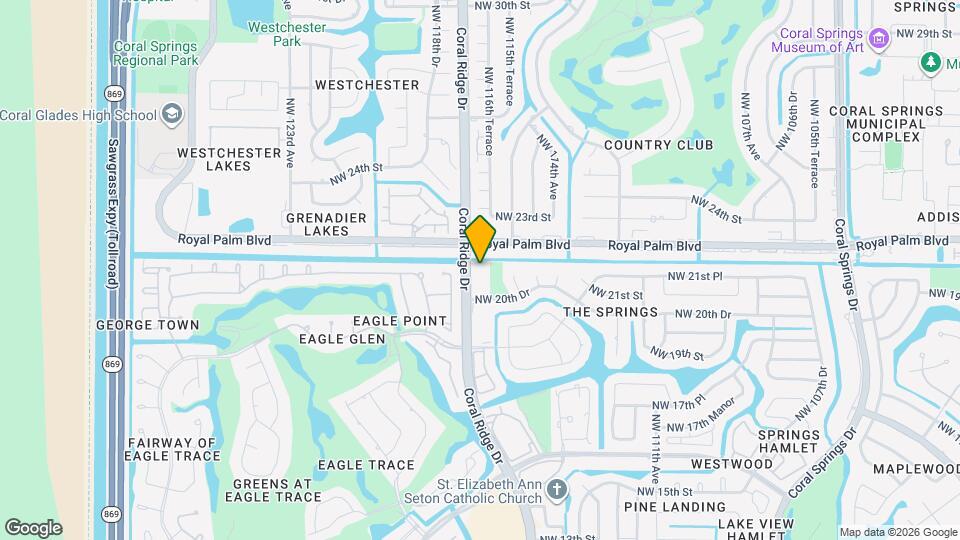 2091 Coral Ridge Dr Map and Location Details
