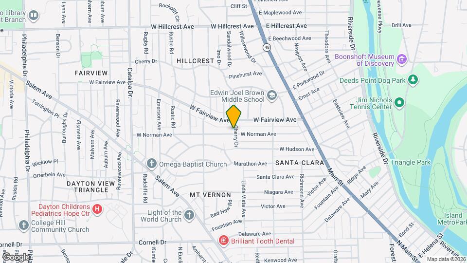 201 W Norman Ave Map and Location Details