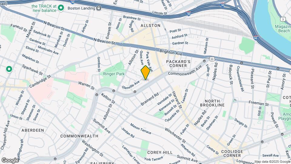 1283 Commonwealth Ave Mapa y Detalles de la Ubicación