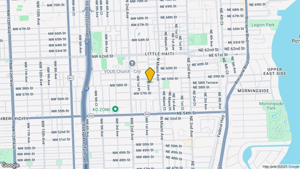 5803 NW 1st Ave Map and Location Details
