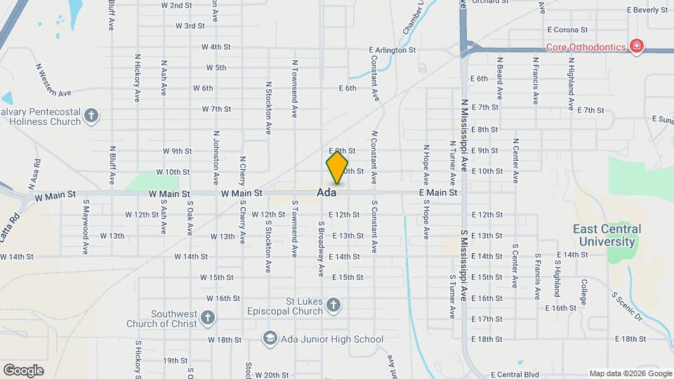 118 E Main St, Unit A Map and Location Details