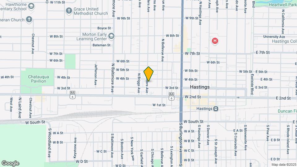 310 N Saunders Ave, Unit 2 Map and Location Details