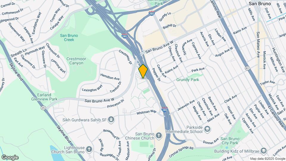 1102 Shelter Creek Ln Map and Location Details