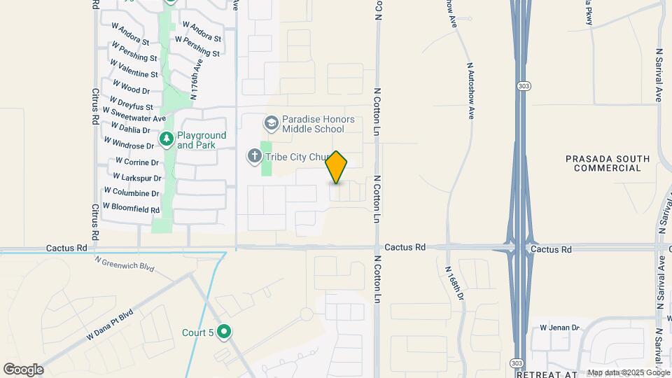 12570 N Cotton Ln Map and Location Details