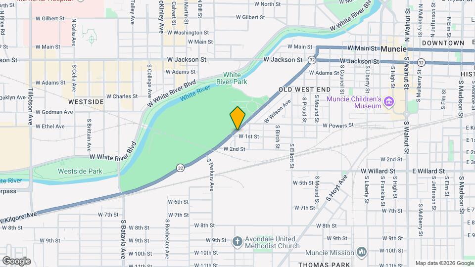 1327 W Kilgore Ave Map and Location Details