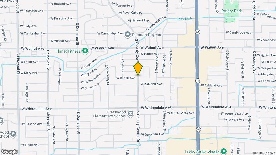 3 S County Center Dr Map and Location Details