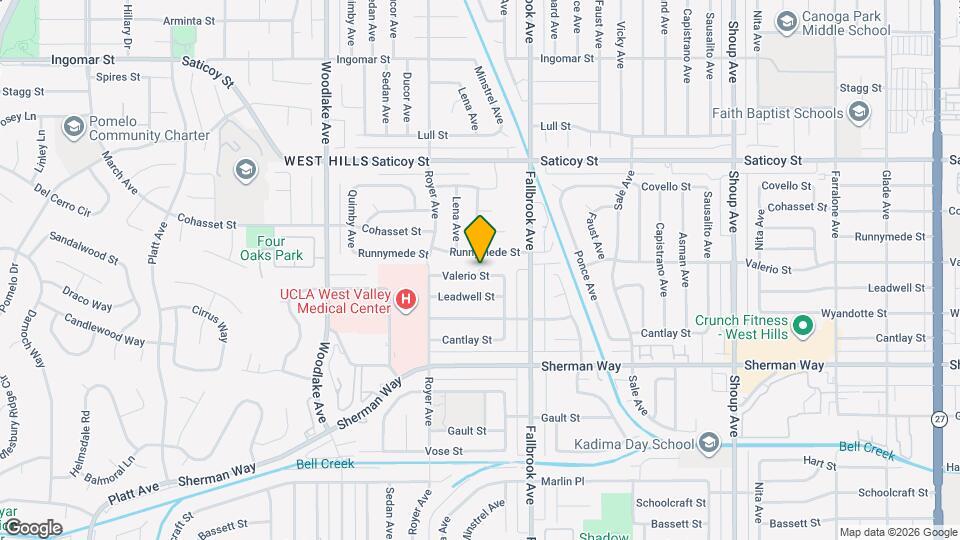 22859 Valerio St Map and Location Details