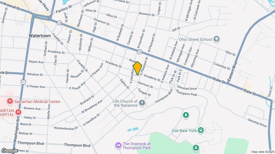 314 S Pleasant St Map and Location Details