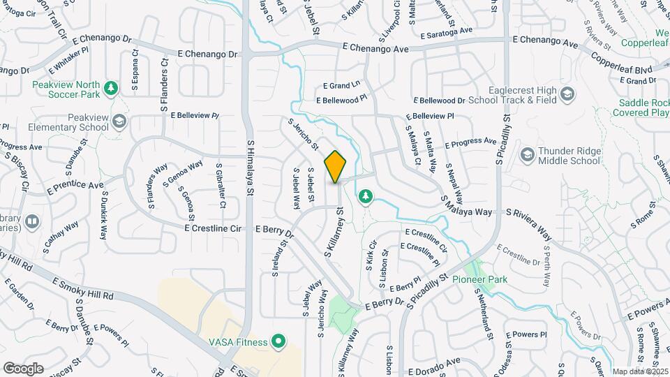 5337 S Killarney St Map and Location Details