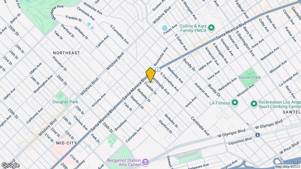 1427 Franklin St Map and Location Details