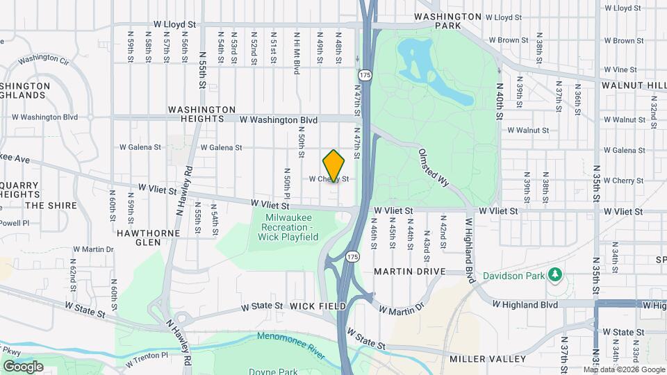 1445-1447-1447 N 48th St Map and Location Details