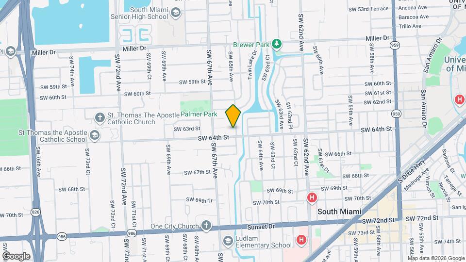 6330 SW 65th Ave Map and Location Details