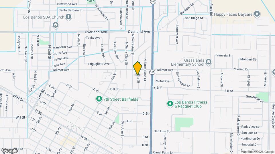 149-151 N Santa Rita St Map and Location Details