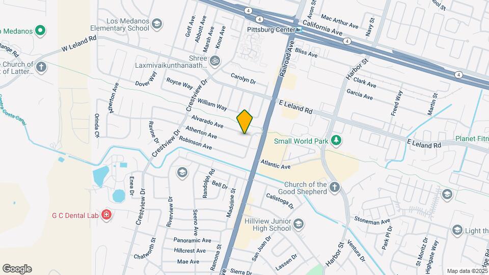 37 Alvarado Ave Map and Location Details