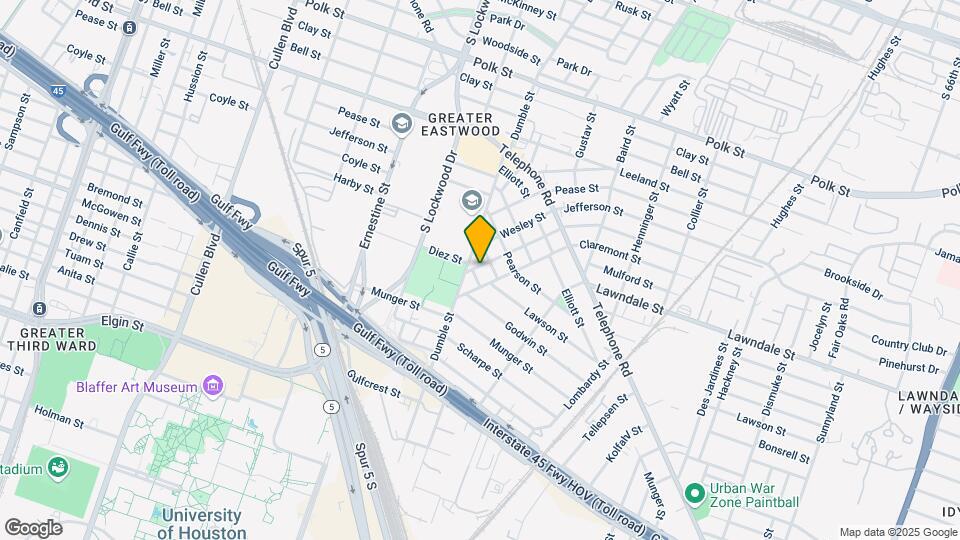 1301 Diez St-Unit -A Map and Location Details