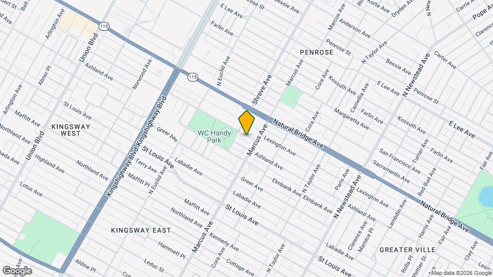 4718 Lexington Ave Map and Location Details