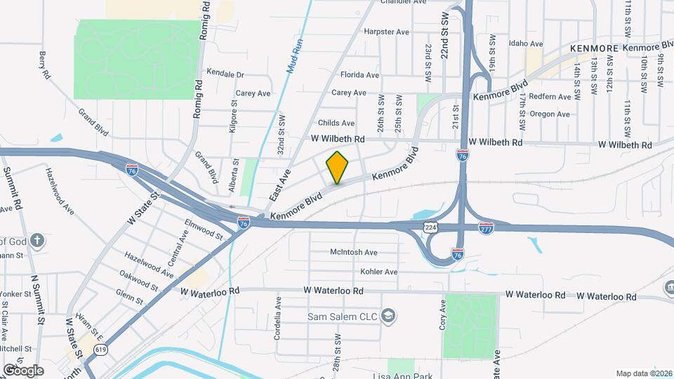 1432 Kenmore Blvd Map and Location Details