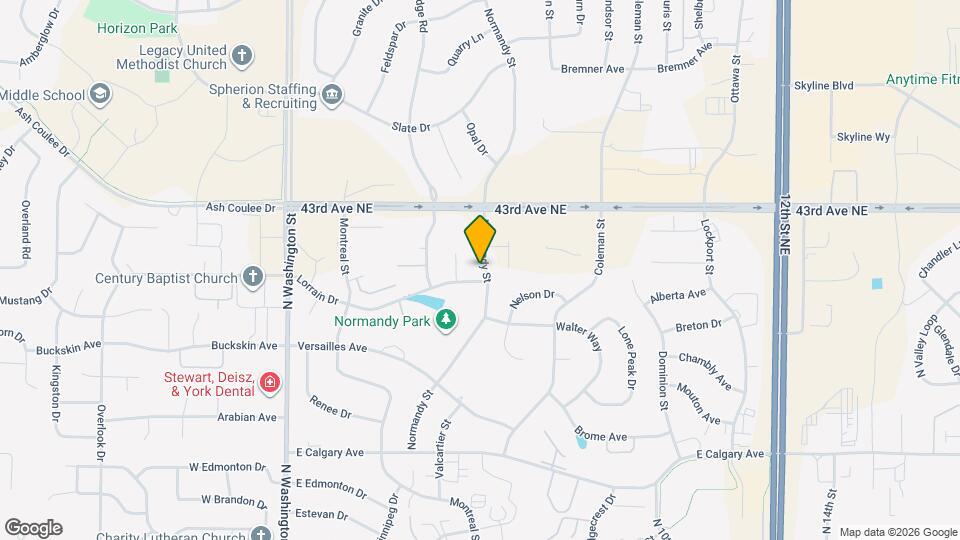 4108 Normandy St Map and Location Details