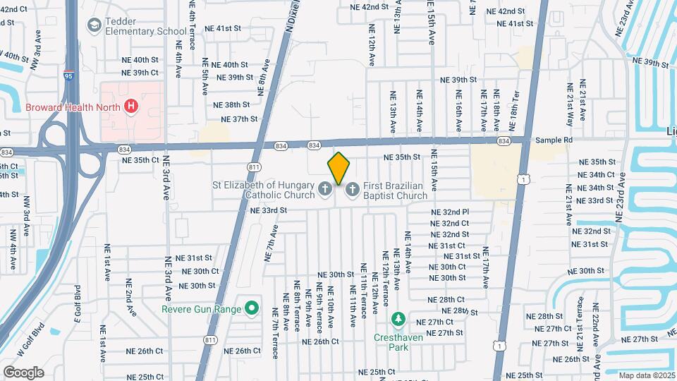 3300 NE 10th Ter Map and Location Details
