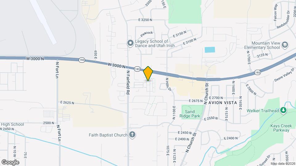 2803 N Airmen Ave Map and Location Details