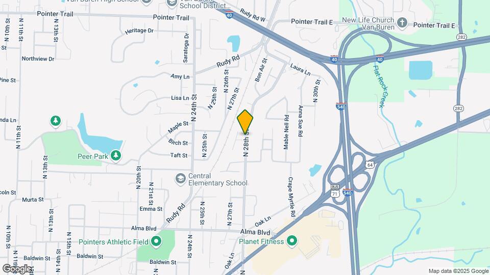 1203 N 28th St Map and Location Details