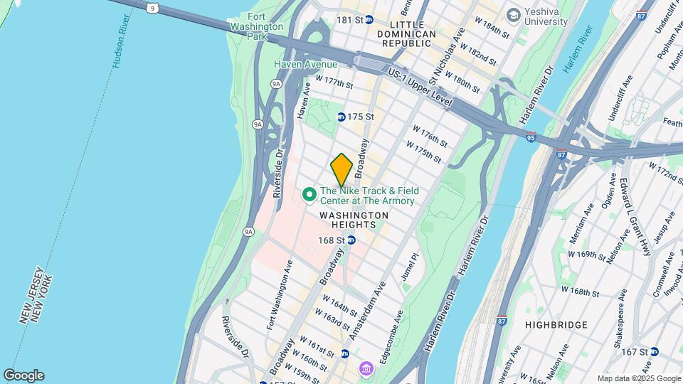617 W 170th St Map and Location Details