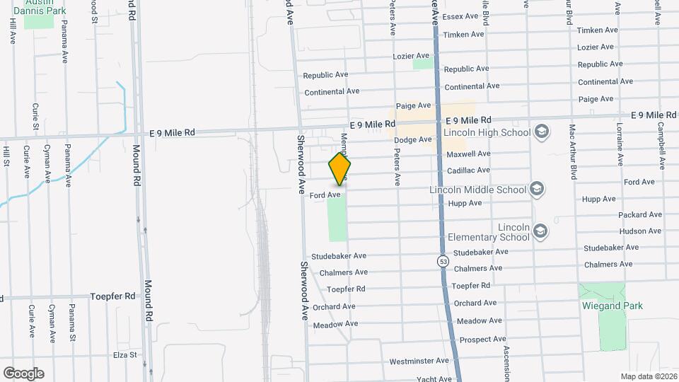 6803 Ford Ave Map and Location Details