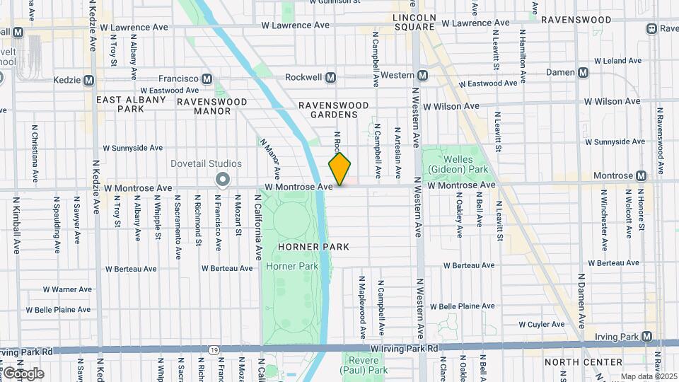2563 W Montrose Ave Map and Location Details