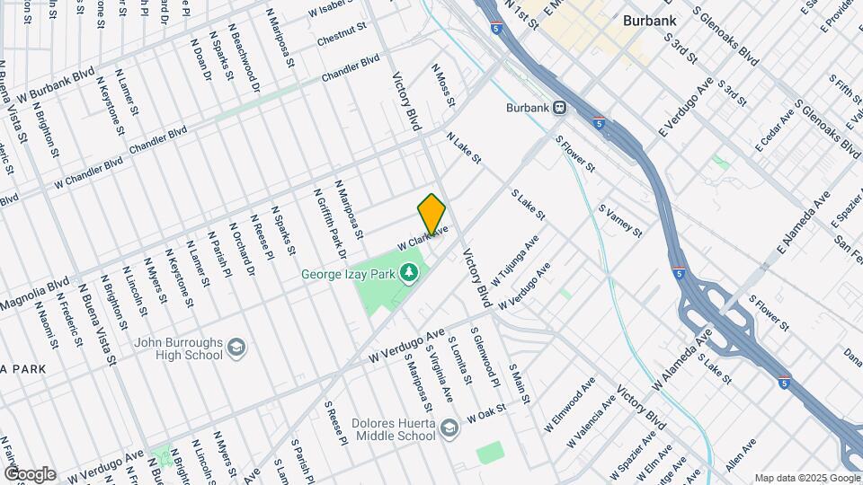 1004 W Clark Ave Mapa y Detalles de la Ubicación