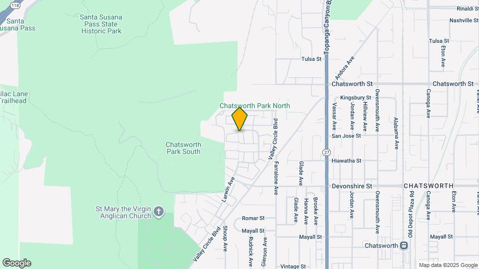 10464 Larwin Ave Map and Location Details