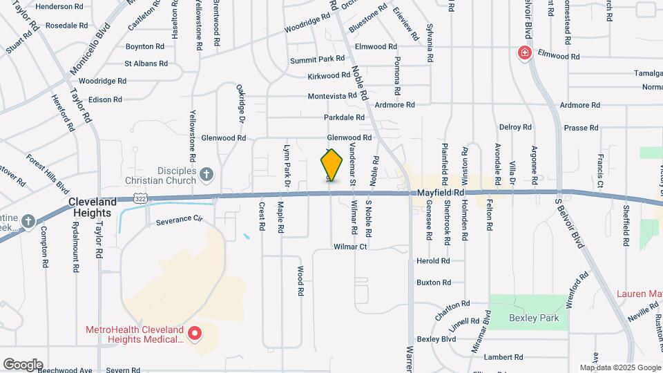 3863 Mayfield Rd Map and Location Details