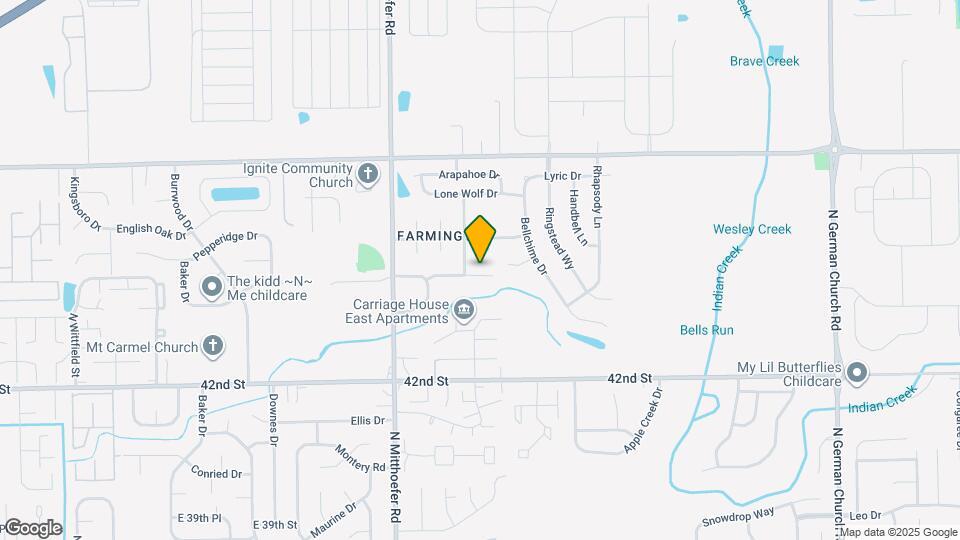 10206 Meadowlark Dr Map and Location Details