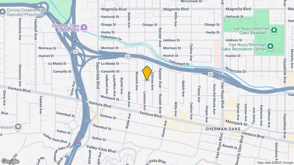 4724 Lemona Ave Map and Location Details