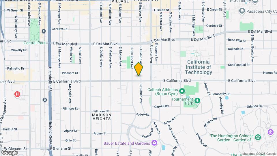 775-781 California Blvd Mapa y Detalles de la Ubicación