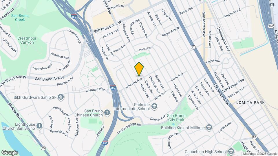 500 Maple Ave Map and Location Details