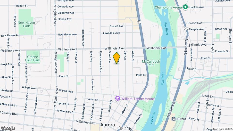 534 Palace St Map and Location Details