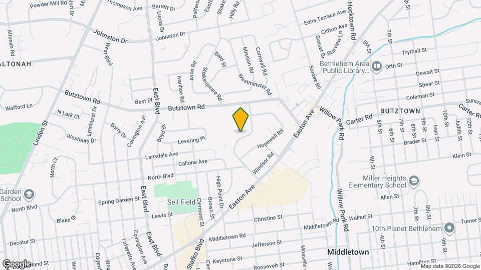 2627 Nottingham Rd Map and Location Details