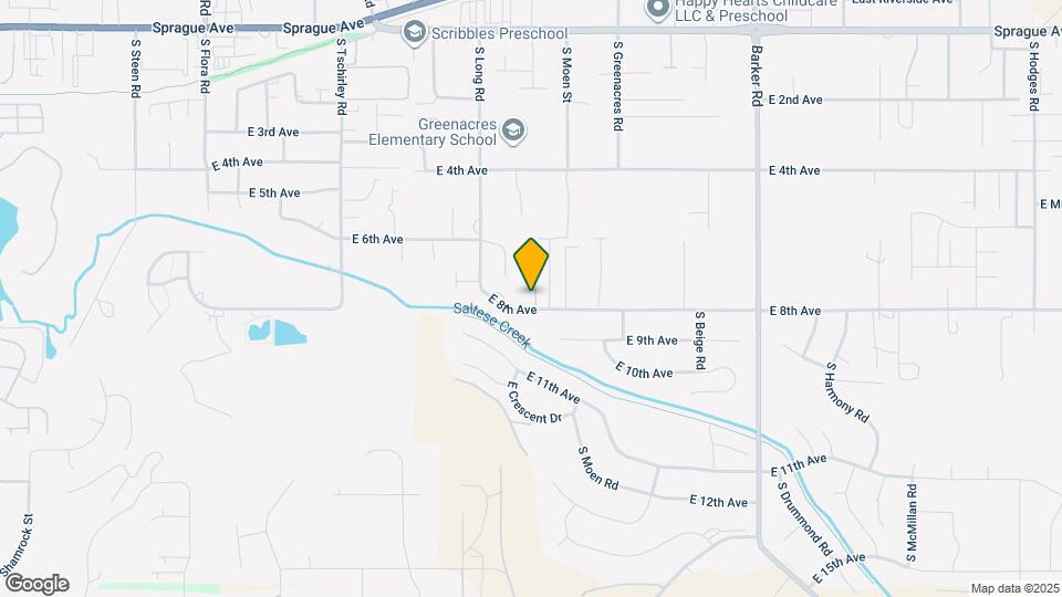 624 S Crescent Ln Map and Location Details