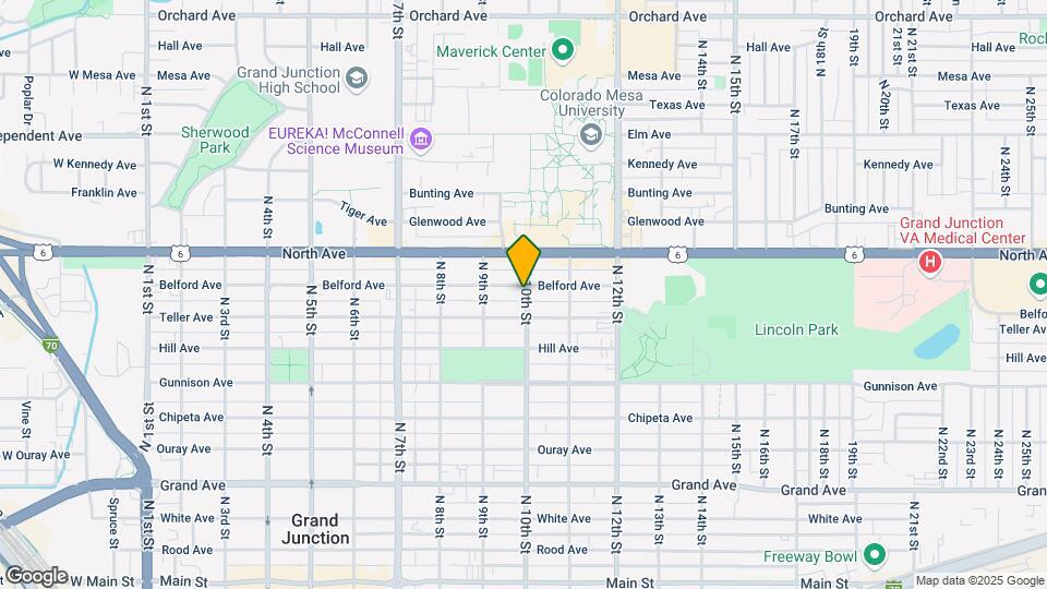 935 N 10th St Map and Location Details