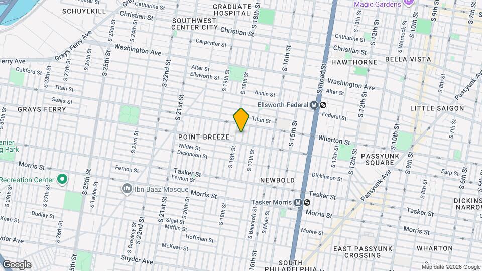 1336 S Bouvier St Map and Location Details
