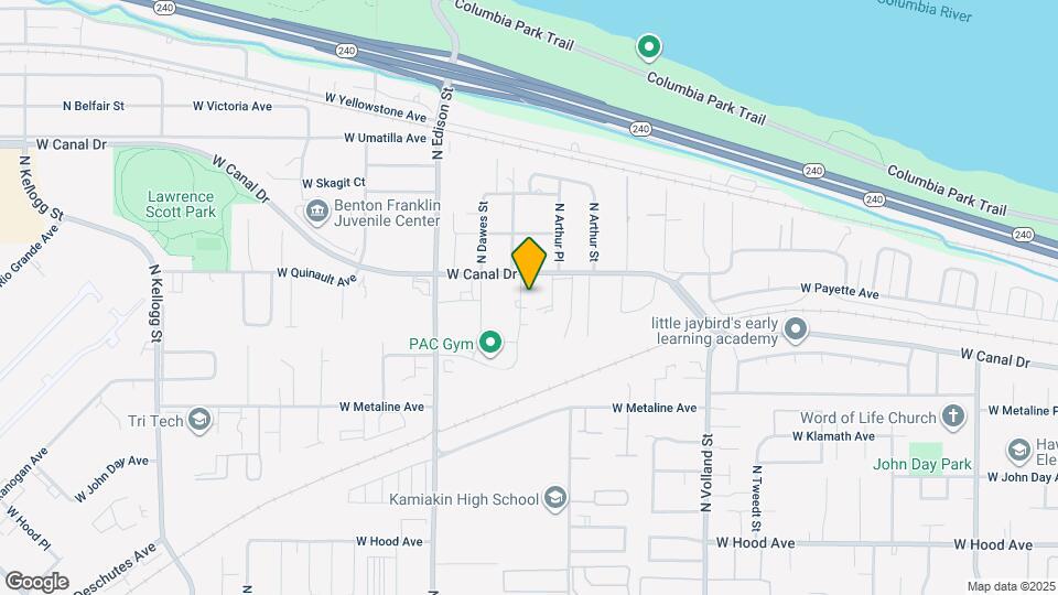 1114 N Cleveland St Map and Location Details