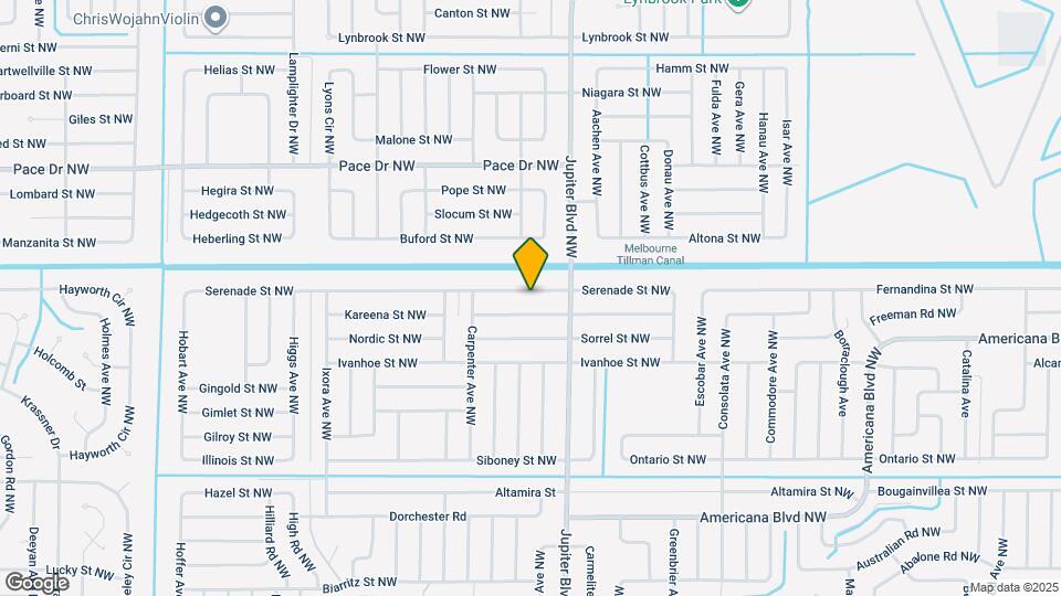 962 Serenade St NW Map and Location Details