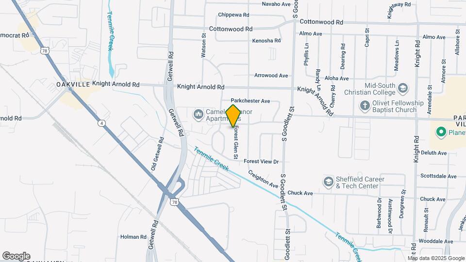 3193 Forest Glen St Map and Location Details