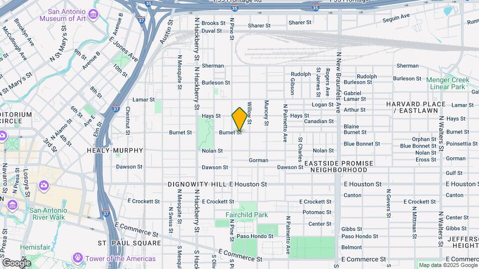 912 Burnet St Map and Location Details