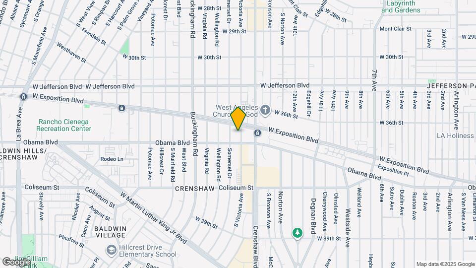 3637 S Victoria Ave Mapa y Detalles de la Ubicación