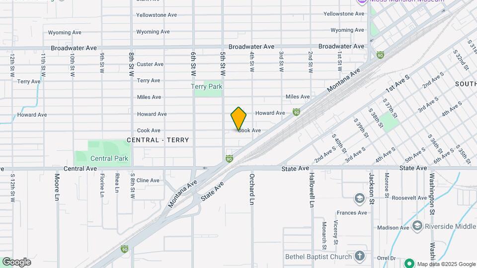 422 Cook Ave Map and Location Details