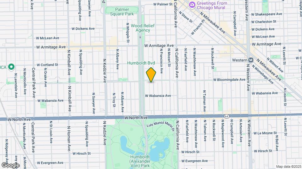 1738 N Richmond St, Unit 1 Mapa y Detalles de la Ubicación