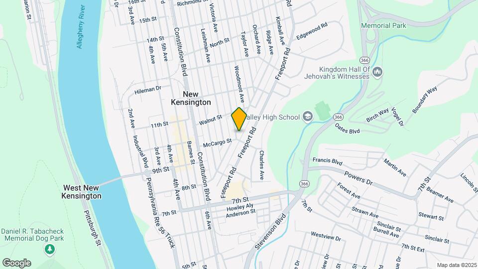 306 Ridge Ave, Unit 306 Map and Location Details