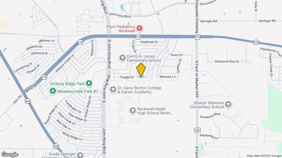 2421 Teagle Dr Map and Location Details